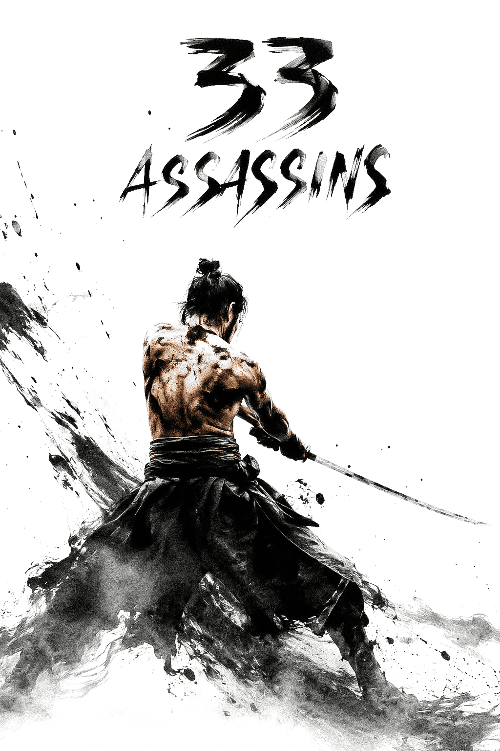 Film poster design for 33 Assassins