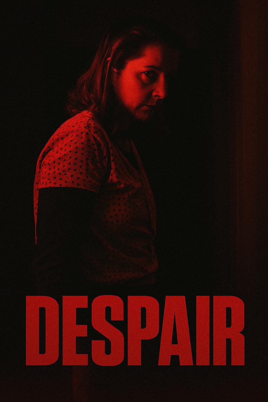 Psychological thriller movie poster design for Despair