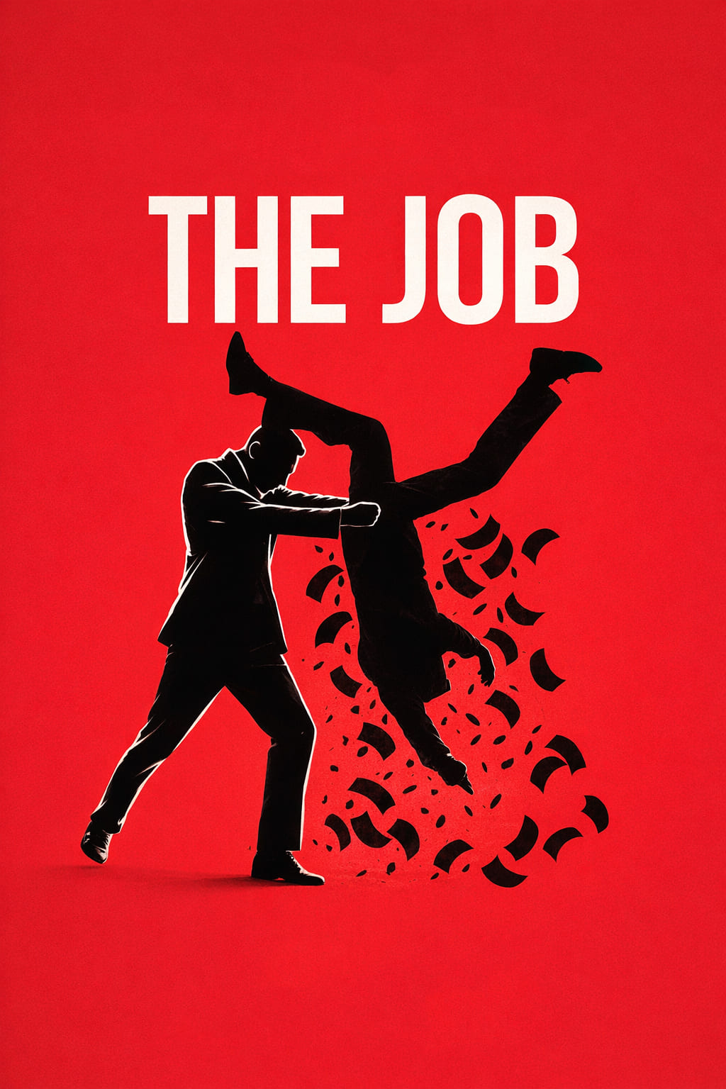 Independent crime film poster designed for The Job