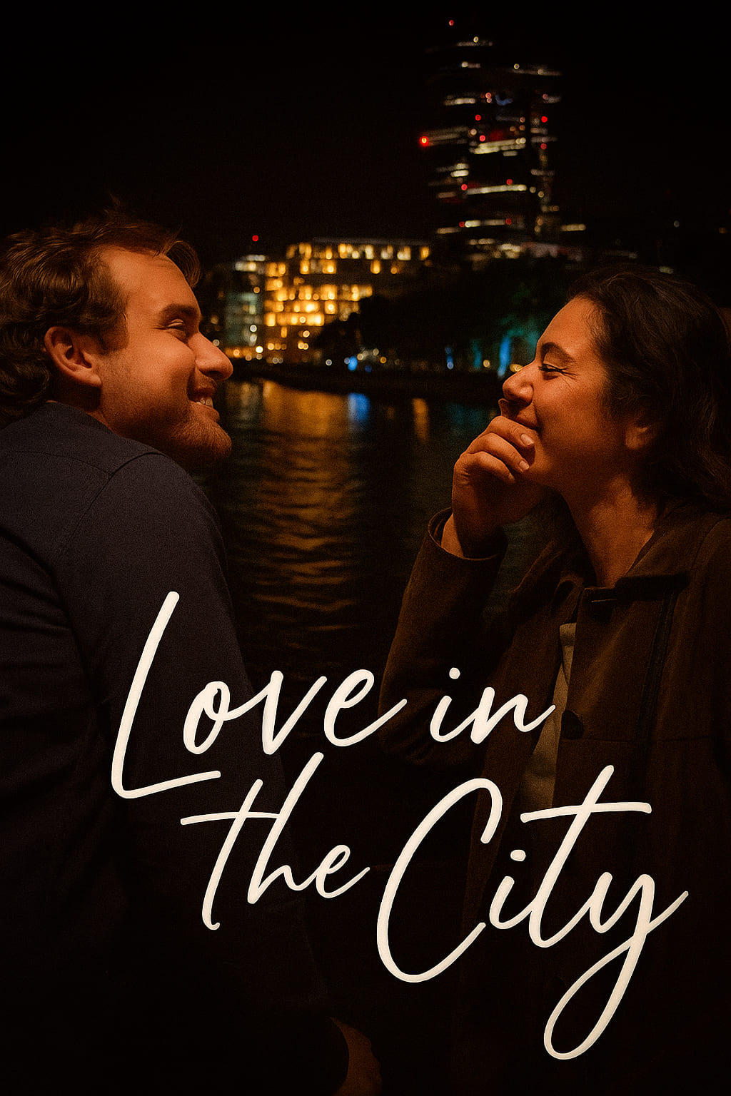 Romantic movie poster design for Love in the City
