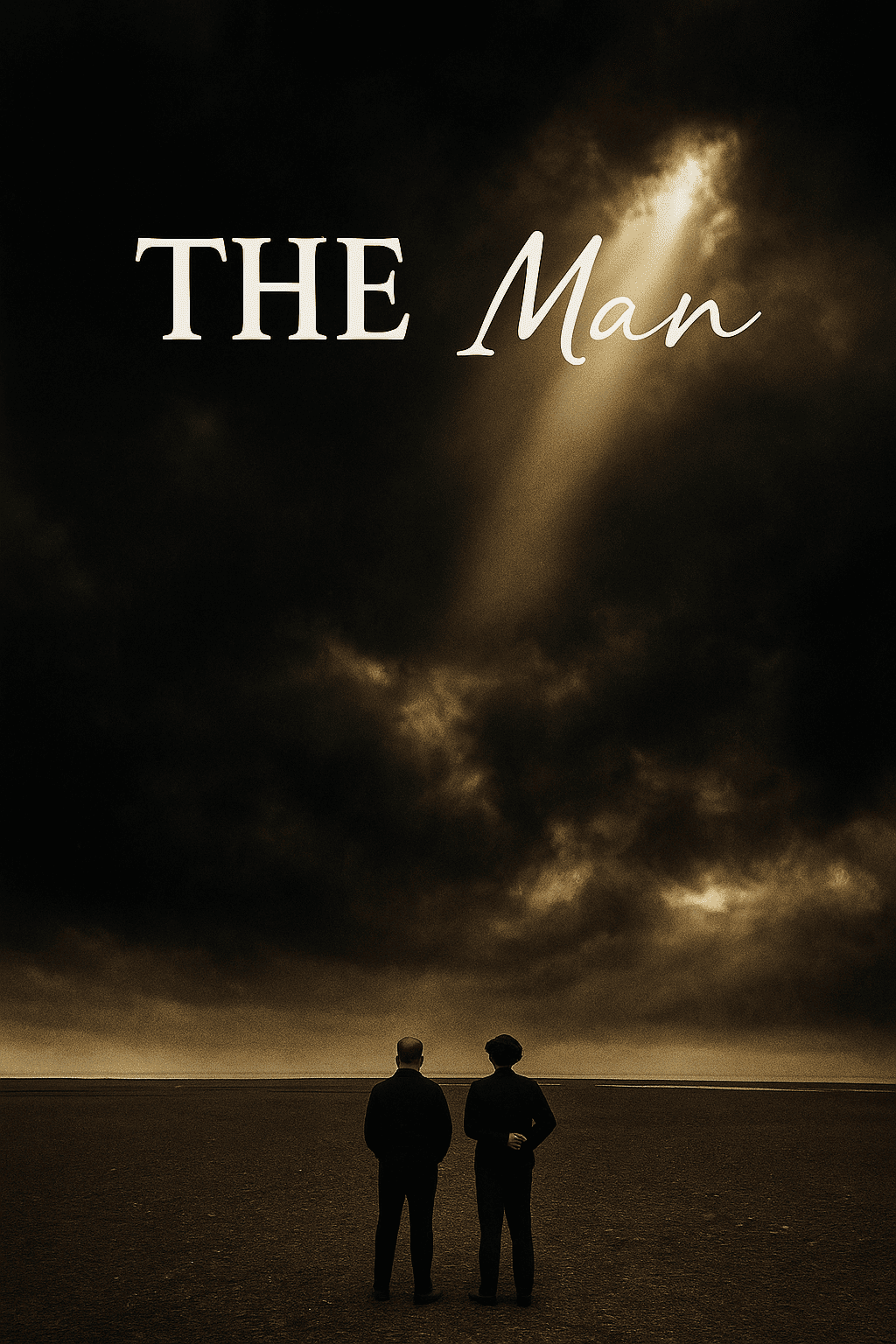 Minimalist movie poster design for the independent film The Man