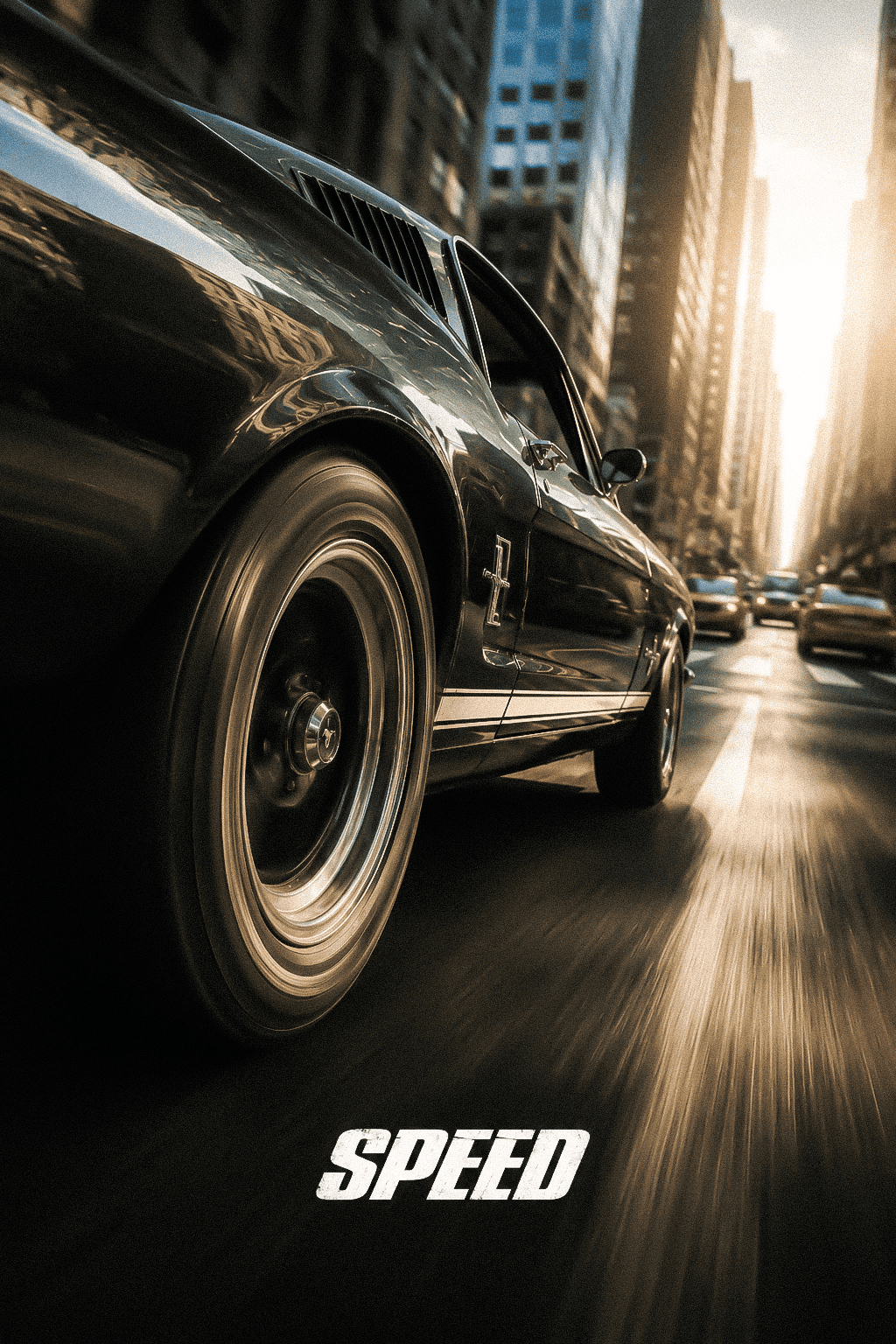 Film poster design for Speed